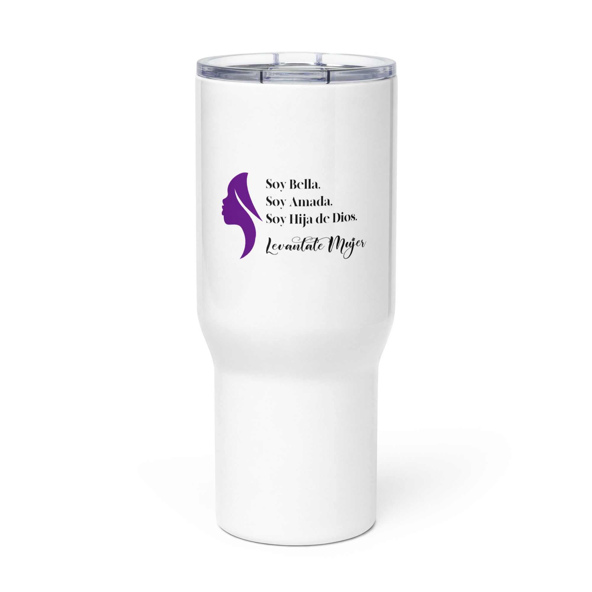 Travel mug with a handle - Freedom Worship